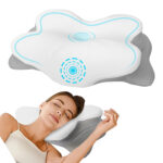 NIXGEN Premium Butterfly Cervical Memory Foam Pillow White